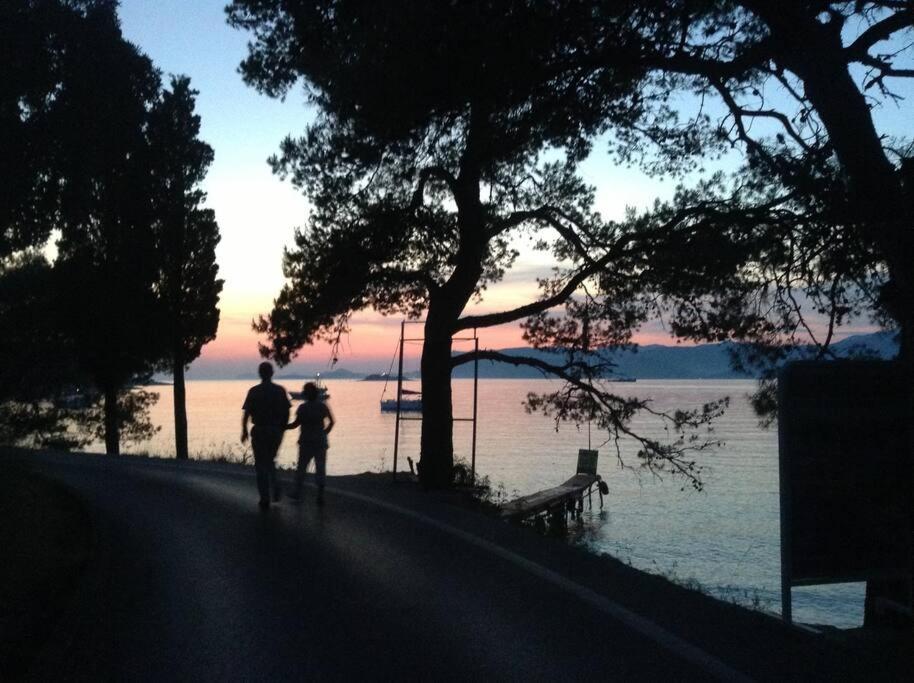 Lovely Split Level Apartment With Sea View, Pool, Free Parking And Wifi Cavtat Kültér fotó